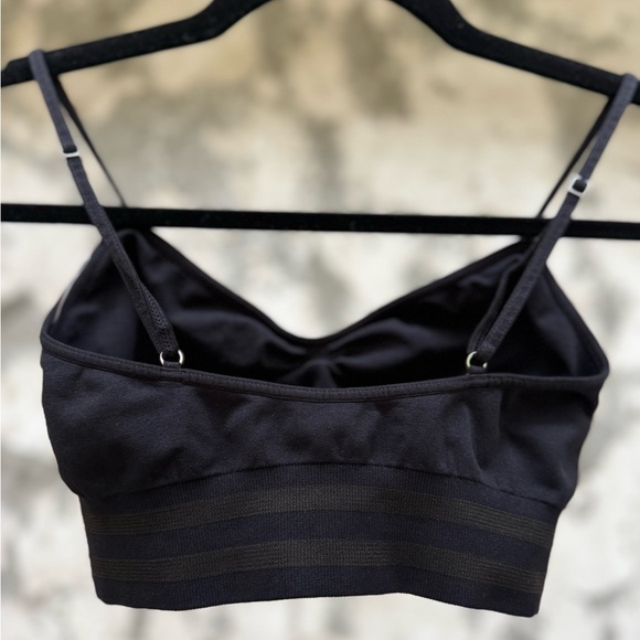 BEBE Black bralette Girls 10/12 - Picture 2 of 5